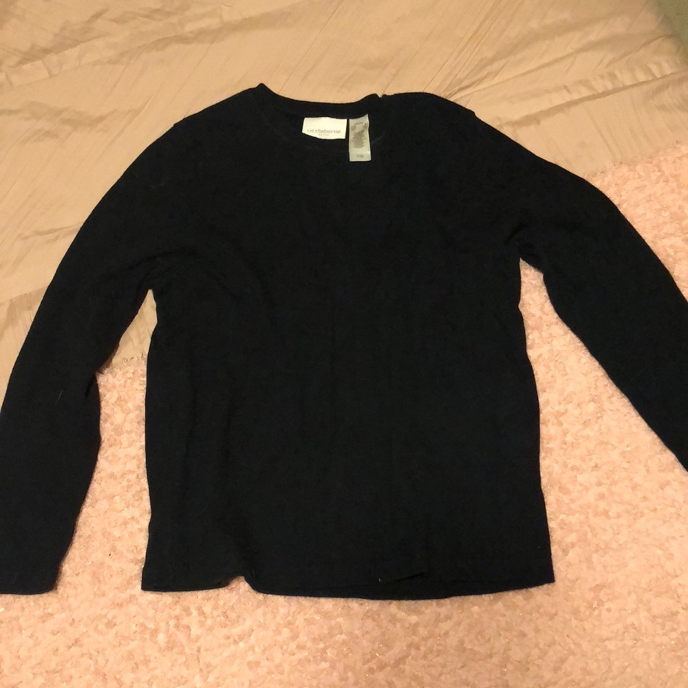 Simple black sweater